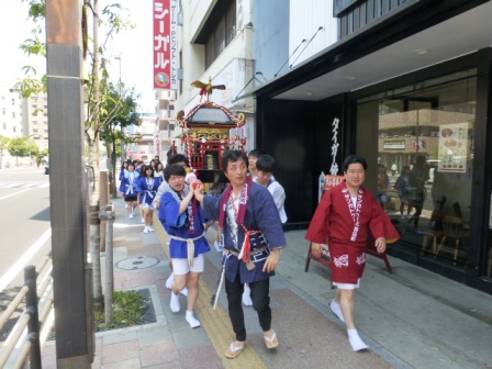 長町舞台八幡神社のお祭り